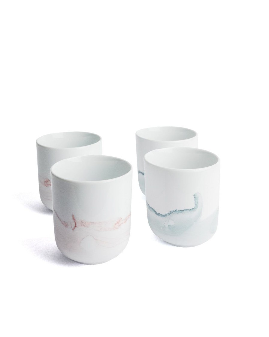 Set da caffè e tè | TA DAAN Tazza media in porcellana smaltata Tide - Set di 4 (-20%)