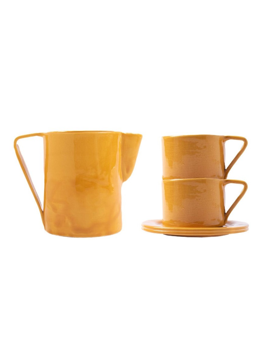 Set da caffè e tè | TA DAAN Tazza da caffè espresso e barattolo per il latte Milano - Set da 4