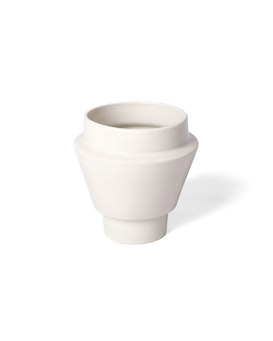 Vasi per piante | TA DAAN Vaso in terracotta smaltata Boia - Bianco